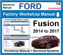Ford Fusion Service Repair Workshop Manual